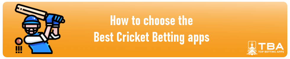 how a player can choose the best betting apps for cricket in india
