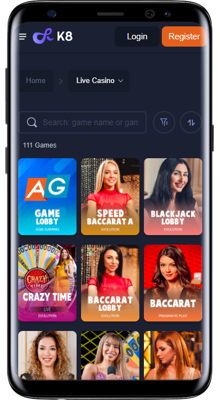 K8 Casino app download