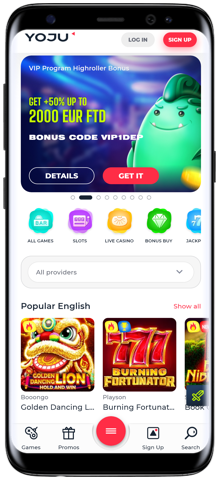 Yoju Casino mobile app